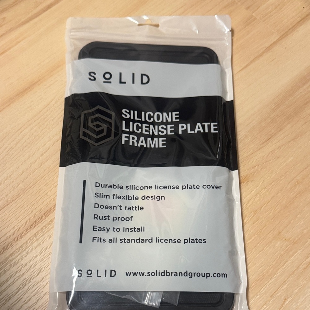 Silicone License Plate Frame